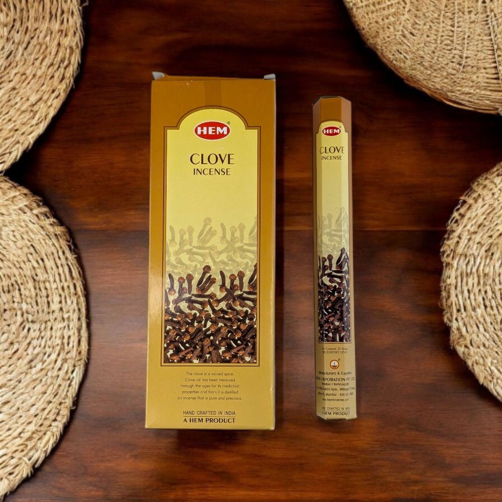 HEM Clove Incense Sticks – Warm, Spicy, and Grounding Aroma