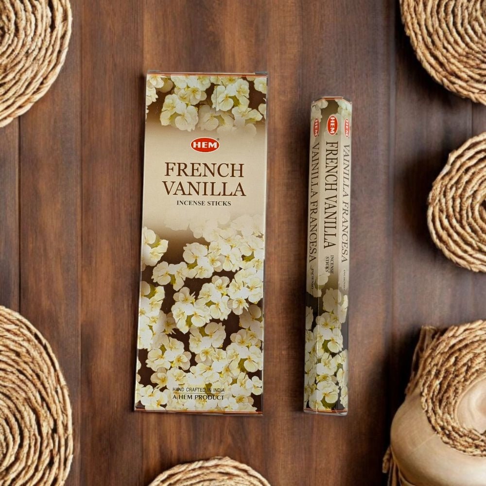 HEM French Vanilla Incense Sticks – Sweet, Warm, and Comforting Aroma