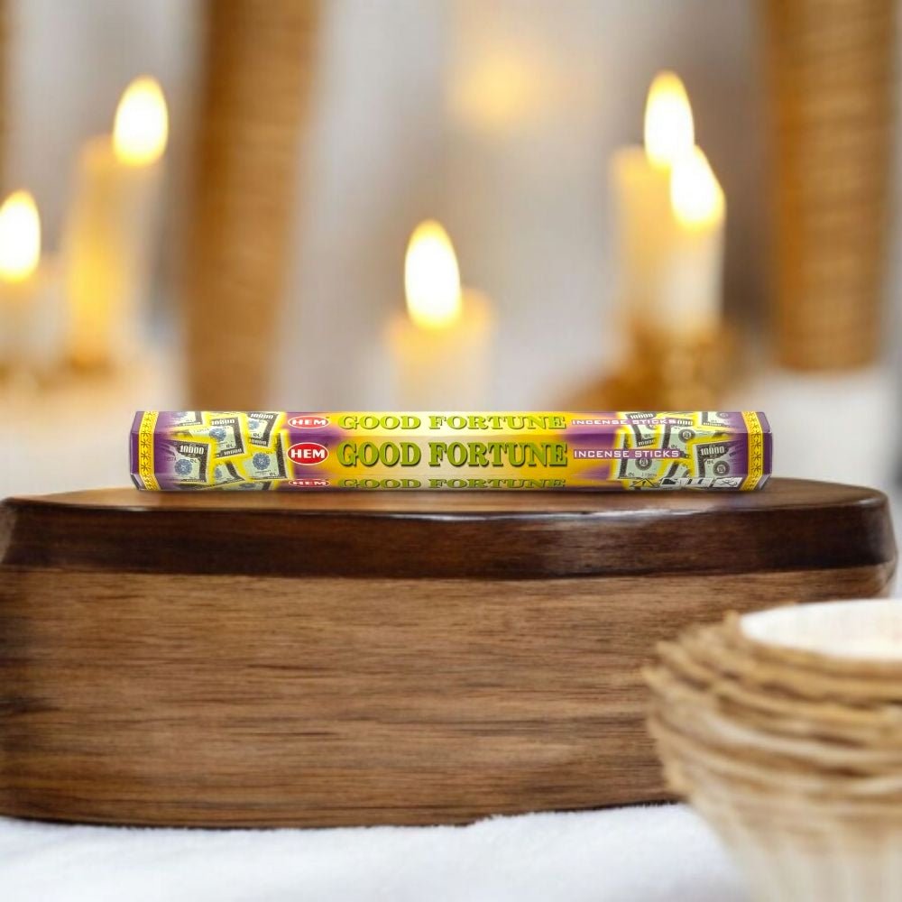 HEM Good Fortune Incense – 20 Stick Pack for Abundance &amp; Success