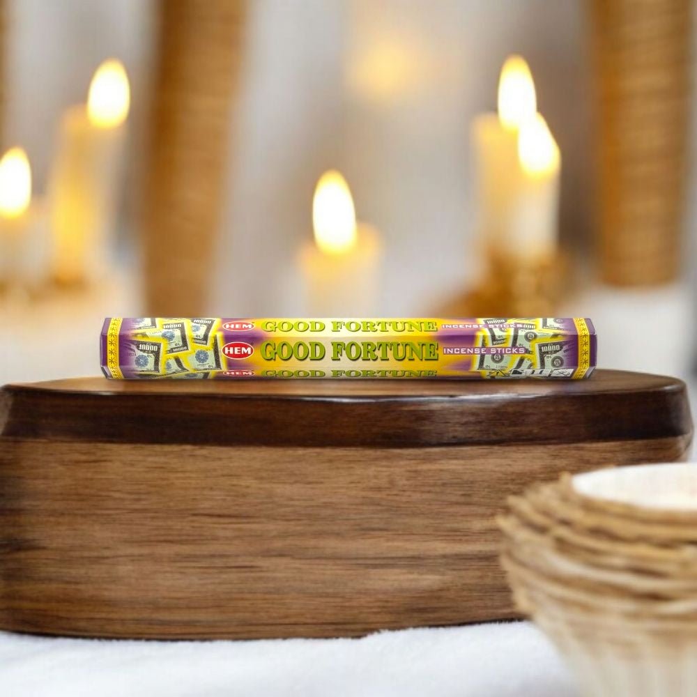 HEM Good Fortune Incense – 20 Stick Pack for Abundance & Success