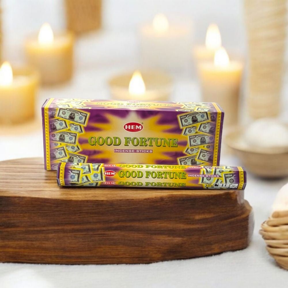 HEM Good Fortune Incense Sticks – Warm, Uplifting, and Prosperity-Boosting Aroma