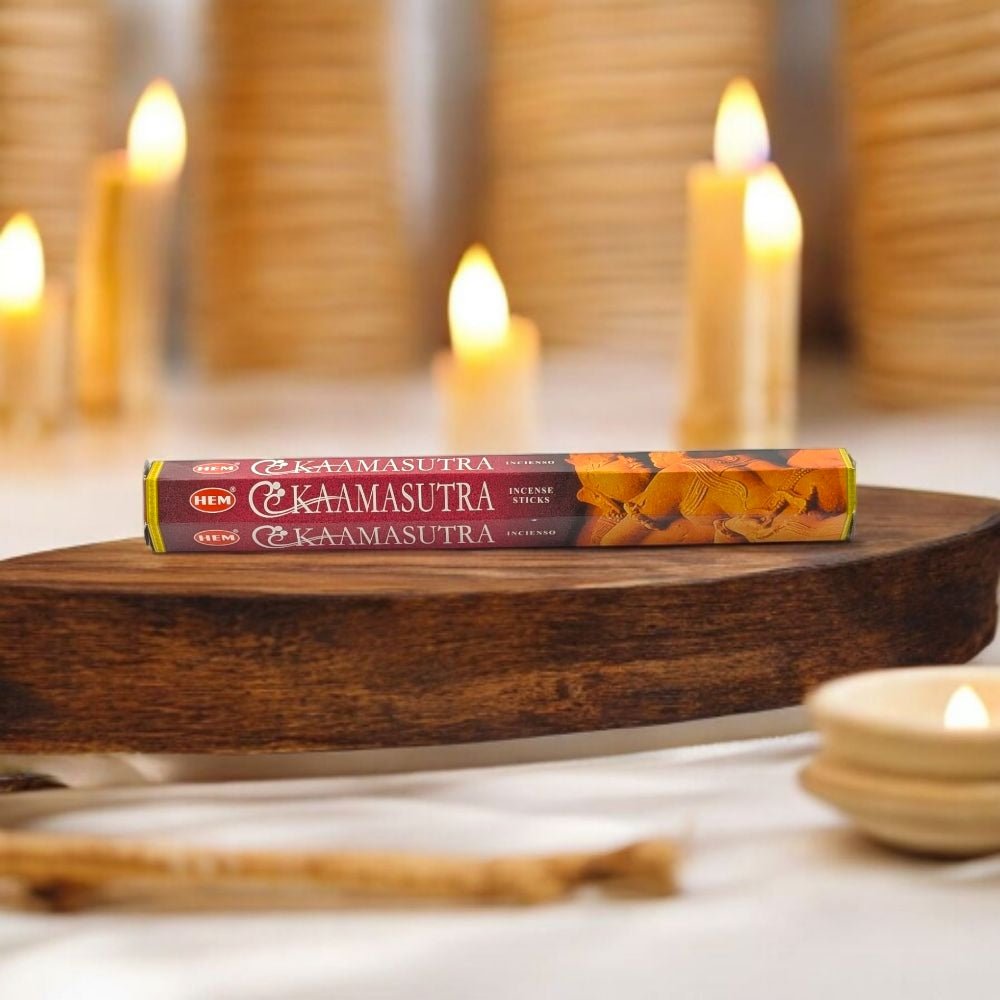 HEM Kamasutra Incense – 20 Stick Pack for Romance & Relaxation