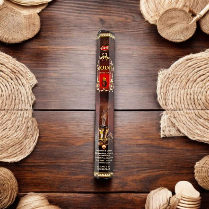 HEM Oodh Incense – 20 Stick Pack for Meditation &amp; Spiritual Awareness