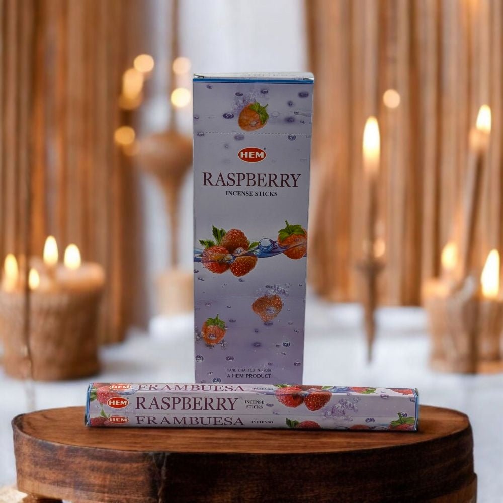 HEM Raspberry Incense Sticks – Sweet, Fruity, and Cozy Aroma