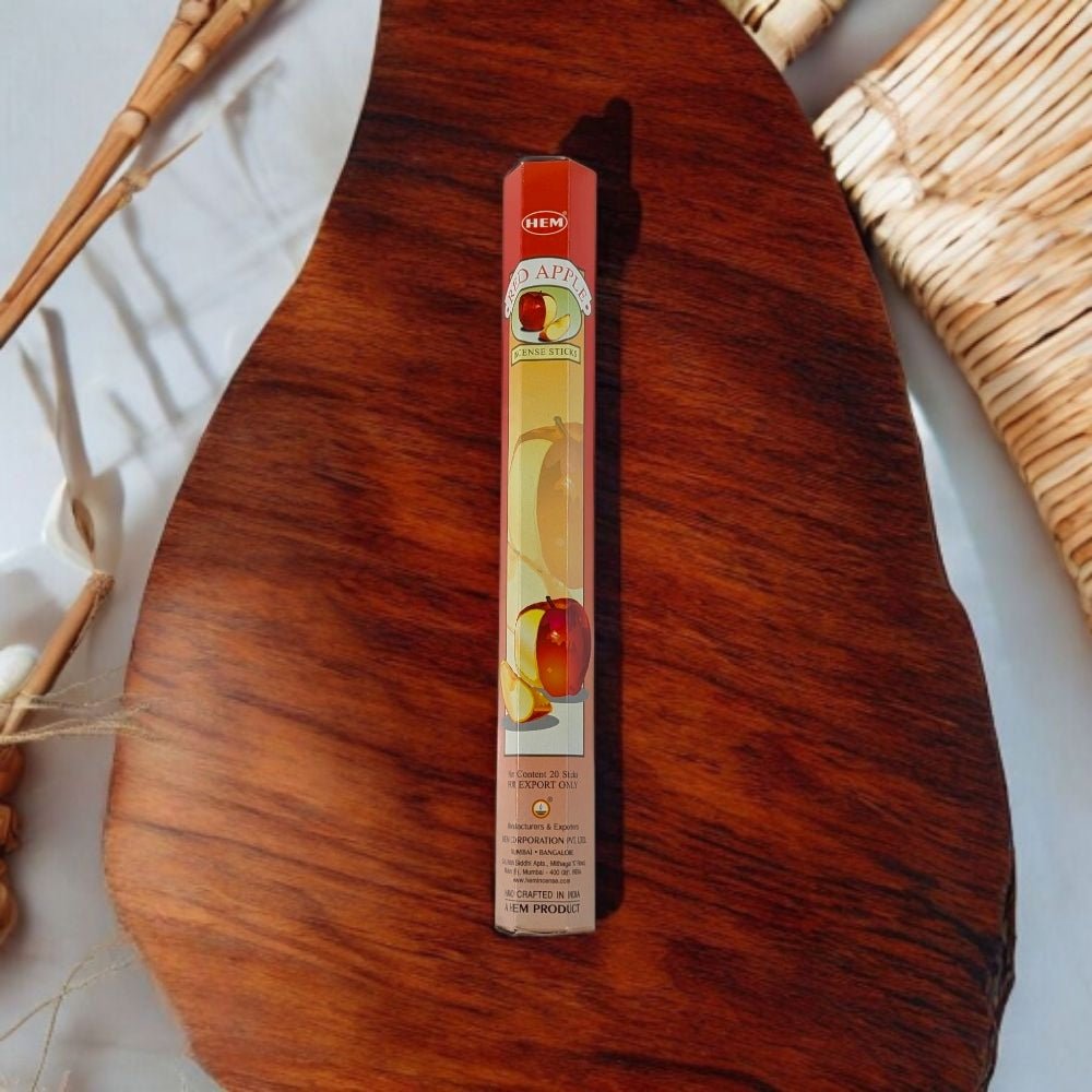 HEM Red Apple Incense – 20 Stick Pack for Home & Relaxation