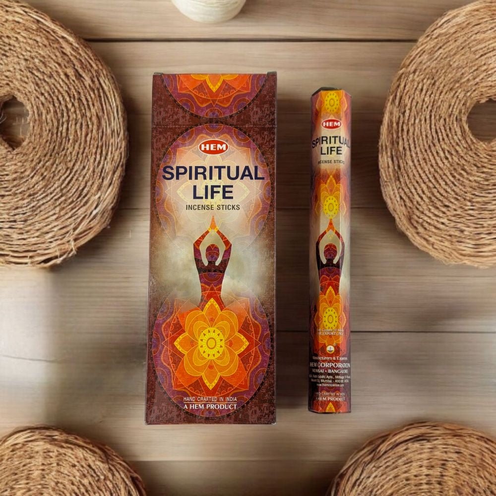 HEM Spiritual Life Incense Sticks – Woody, Floral, and Grounding Aroma