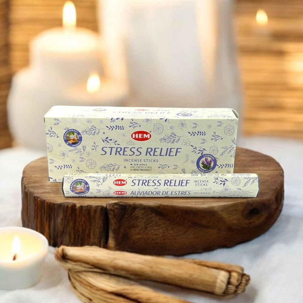 HEM Stress Relief Incense Sticks – Lavender & Eucalyptus Aroma