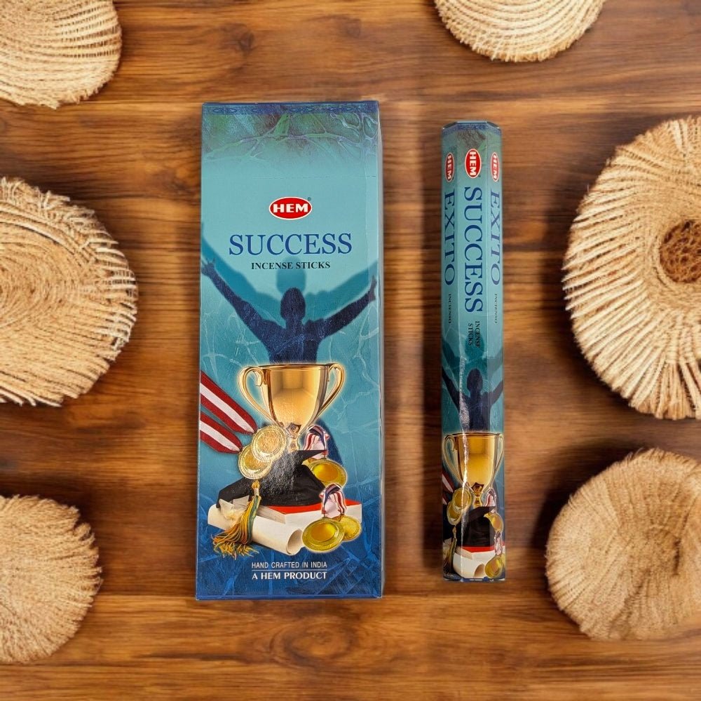 HEM Success Incense Sticks – Earthy, Motivating, and Focus-Enhancing Aroma