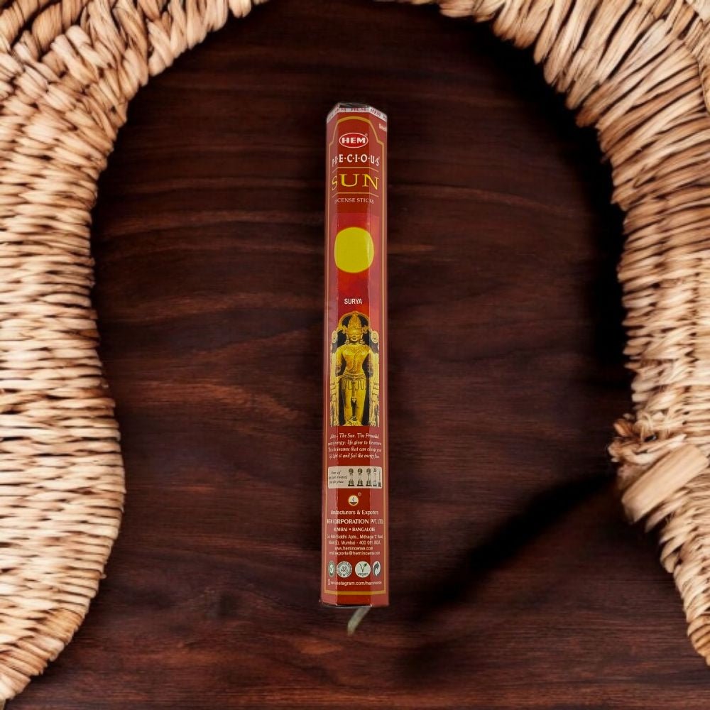 HEM Sun Incense – 20 Stick Pack for Motivation &amp; Focus