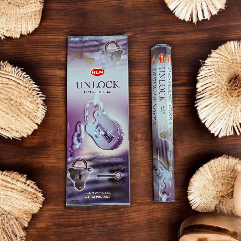 HEM Unlock Incense Sticks – Earthy, Citrusy, and Uplifting Aroma