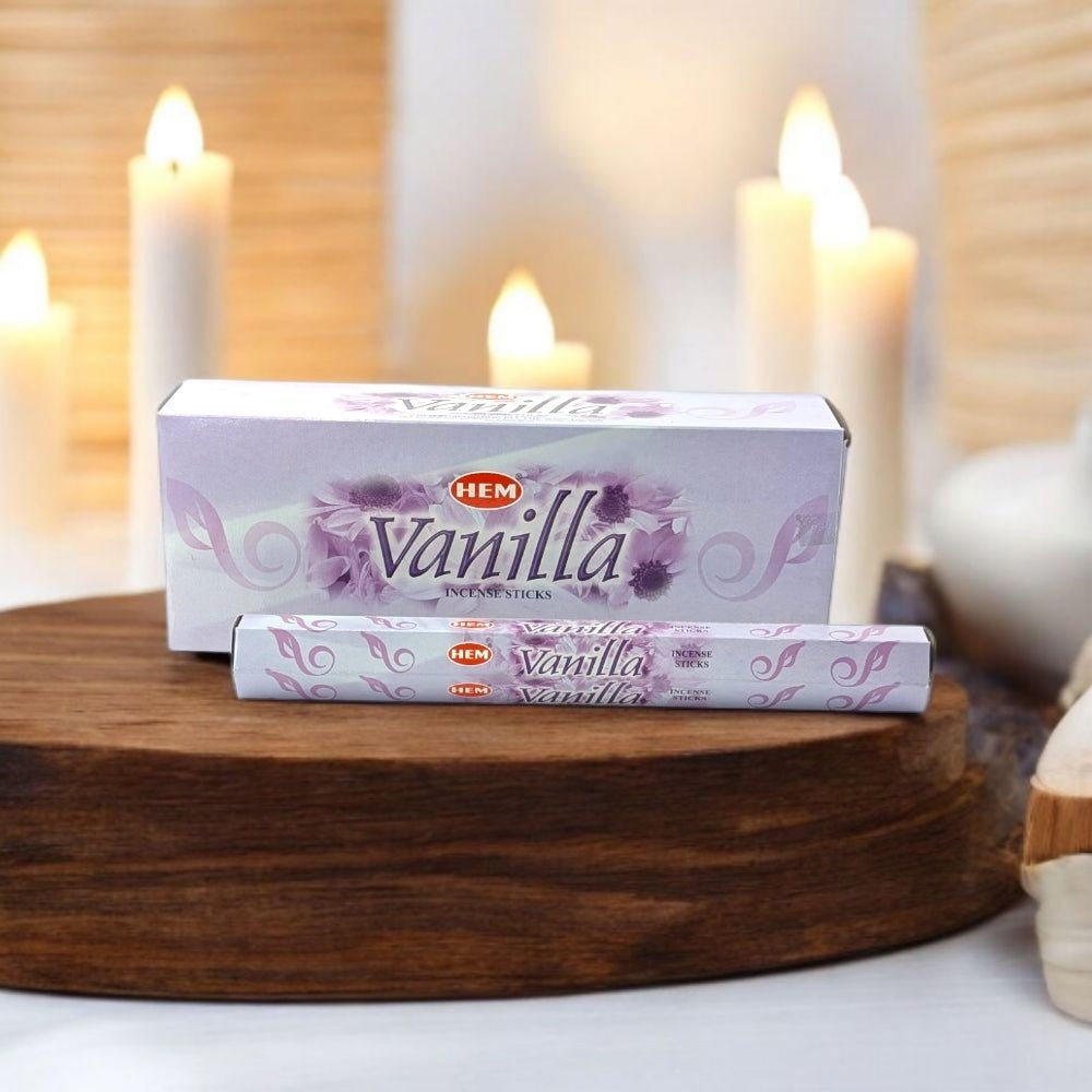 HEM Vanilla Incense Sticks – Sweet, Warm, and Comforting Aroma