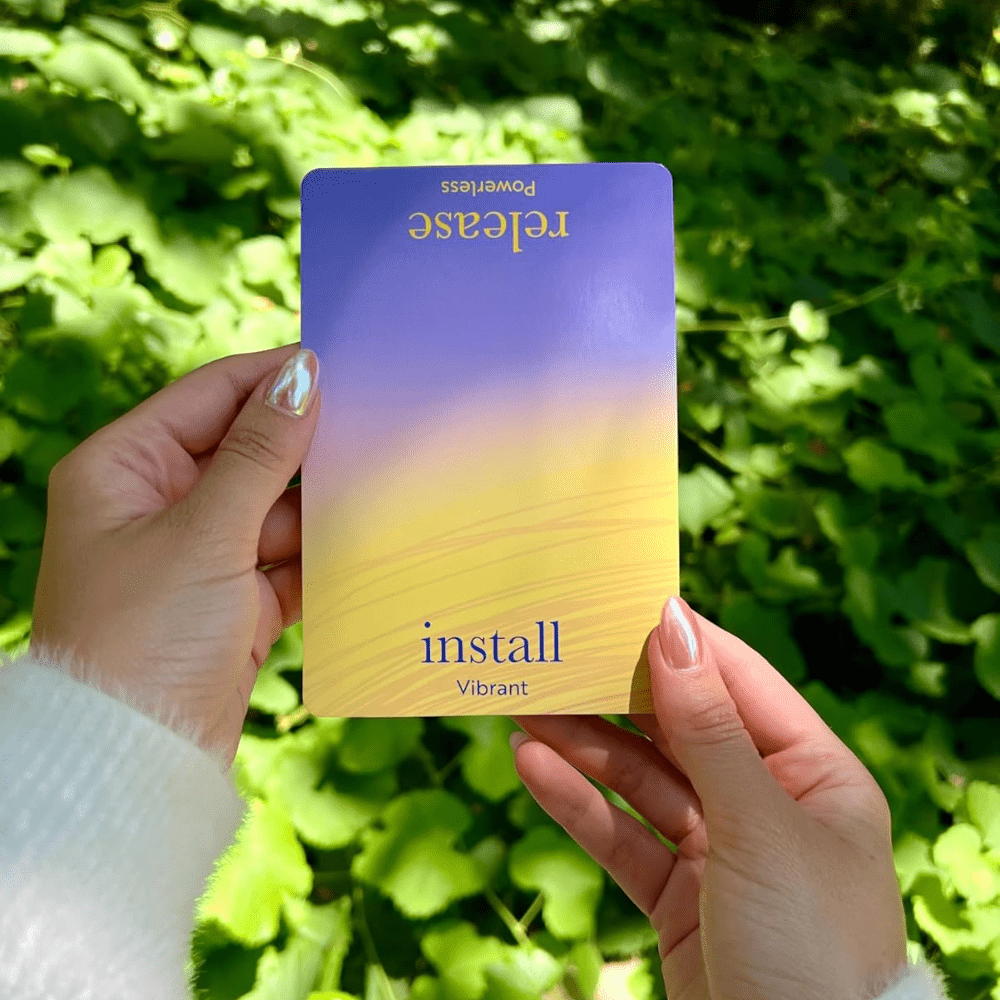 Clearing emotions oracle card set