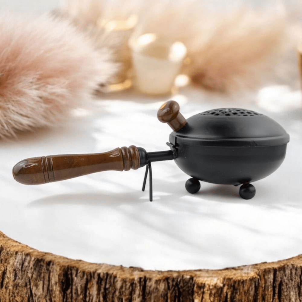 Ritual iron burner for resins and herbs