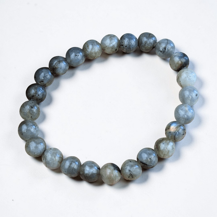 Labradorite bracelet for third eye chakra support. Available at Zen Collection Metaphysical Store. Shop in-store or online now
