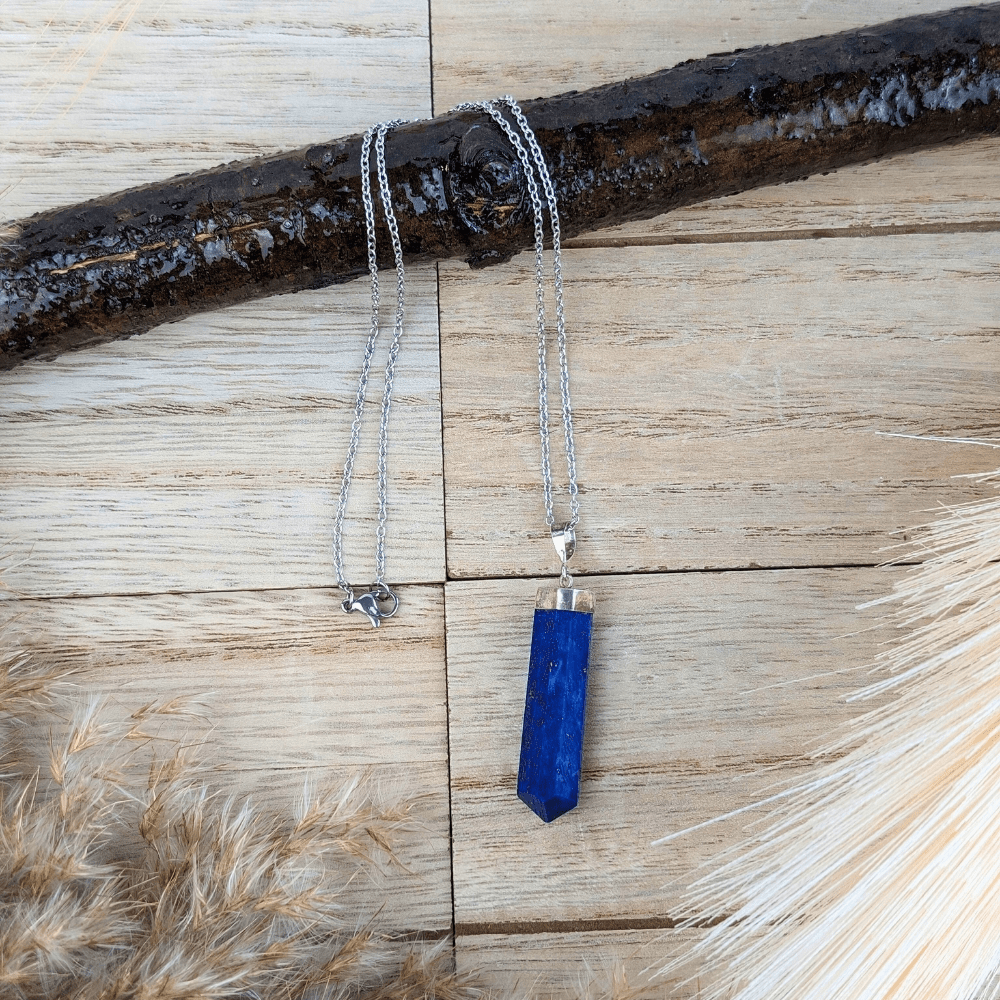 Natural Lapis Lazuli Pendant for Third Eye Activation