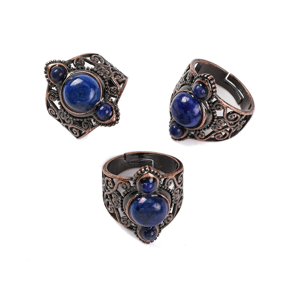 Lapis Lazuli crystal ring available in-store or online at  Zen Collection Crystal Store Barrie Ontario