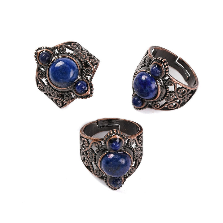 Lapis Lazuli crystal ring available in-store or online at  Zen Collection Crystal Store Barrie Ontario