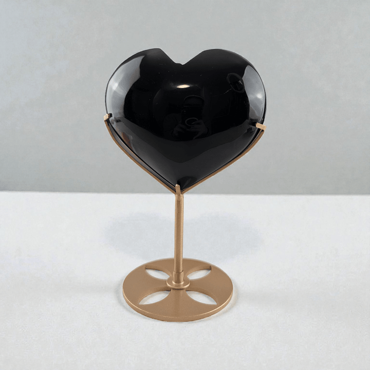 black obsidian crystal heart for root chakra protection. Shop now with Zen Collection Metaphysical Store Canada. Shop in-store or online now.