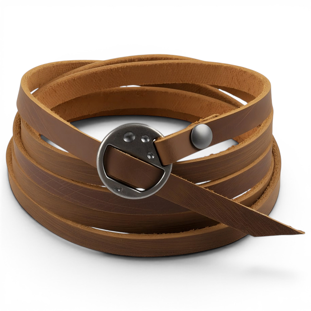 Leather Cord Wrap Bracelet available at Zen Collection Canadian jewelry store, shop in store or online