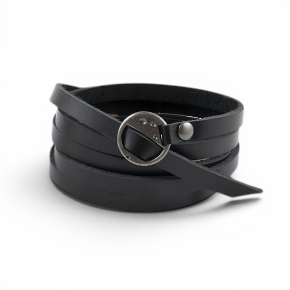 Leather Cord Wrap Bracelet available at Zen Collection Canadian jewelry store, shop in store or online