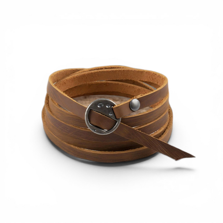 Leather Cord Wrap Bracelet available at Zen Collection Canadian jewelry store, shop in store or online