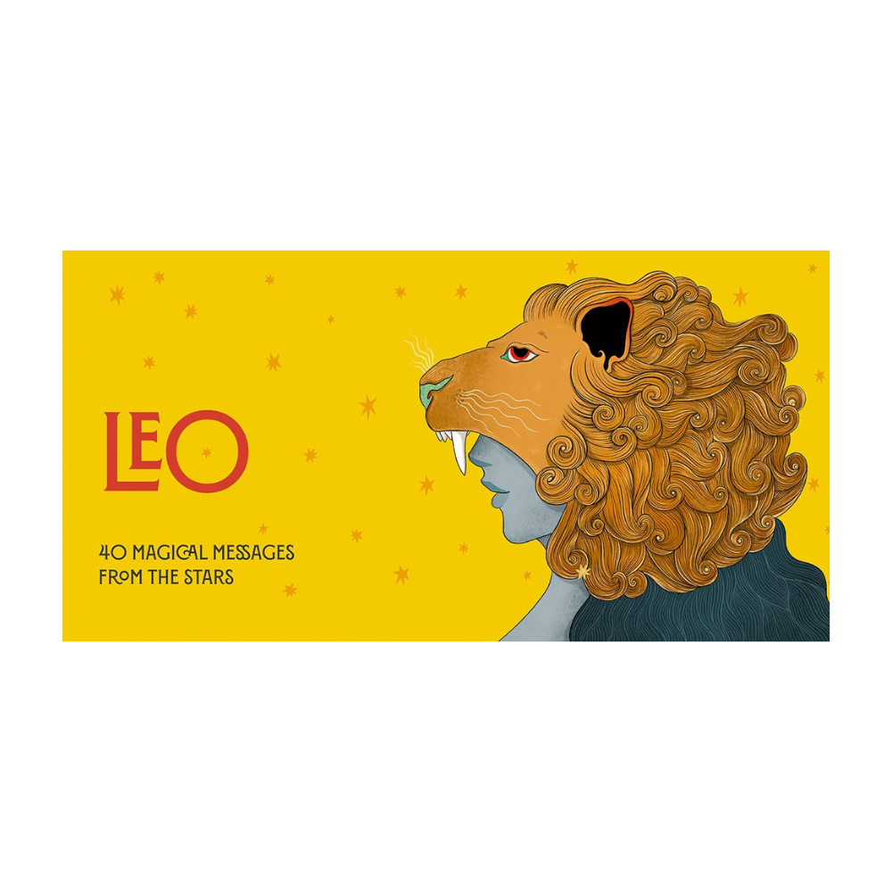 pocket zodiac card deck with 40 leo messages