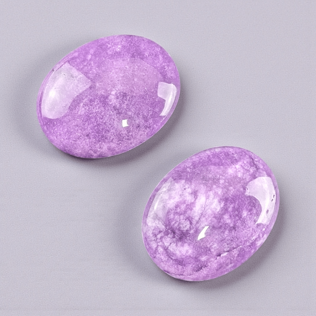 Polished lepidolite crystal palmstone for emotional regulation available at Zen Collection Metaphysical Store in Barrie Ontario Canada 