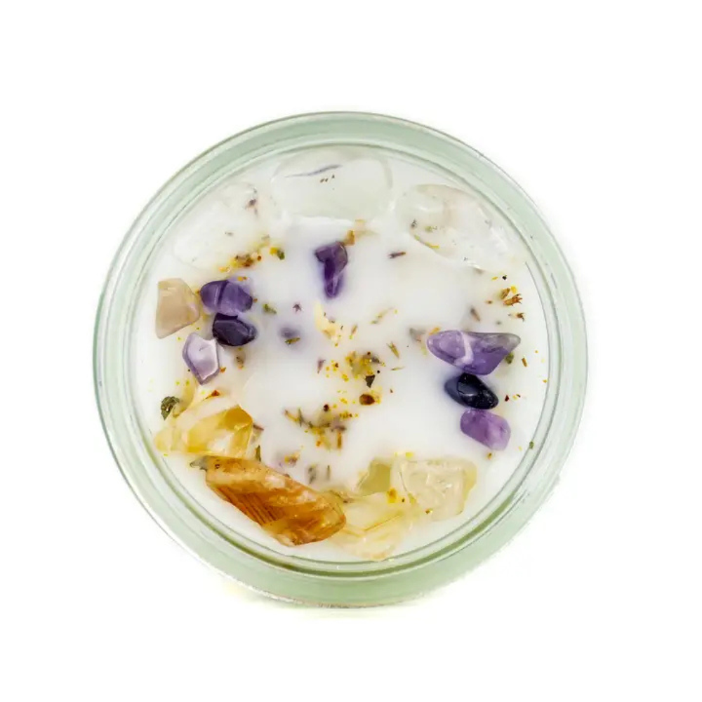 Astrologia Collection Libra candle honoring clarity and emotional peace.