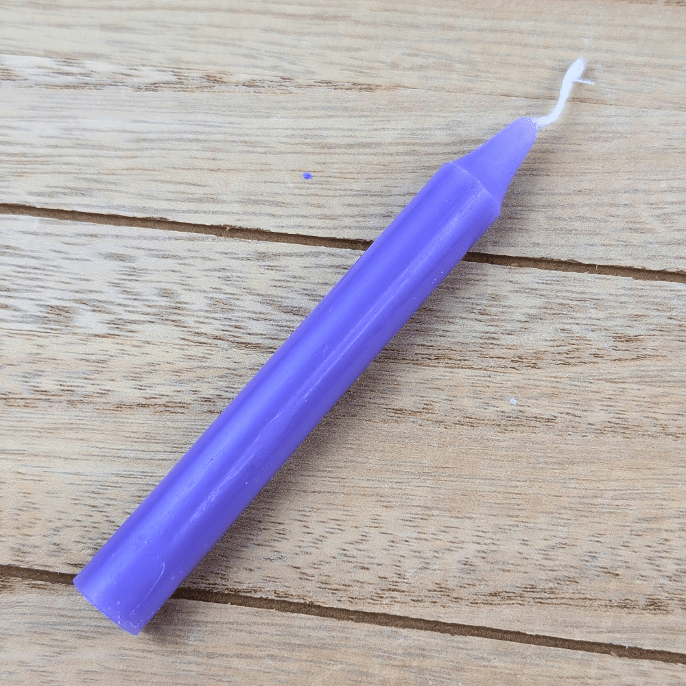 Chime candles for crown chakra work and inspiration