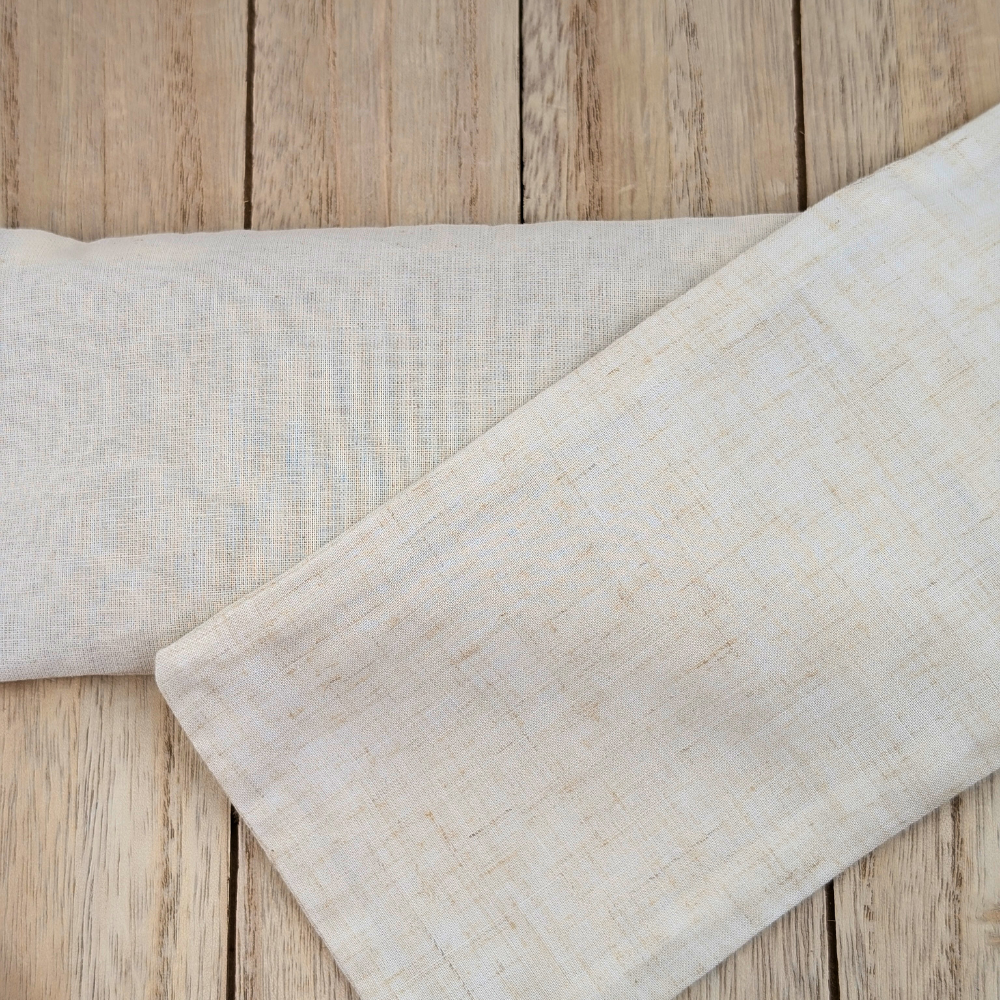 Zen Collection eye pillow in light sand color for relaxation