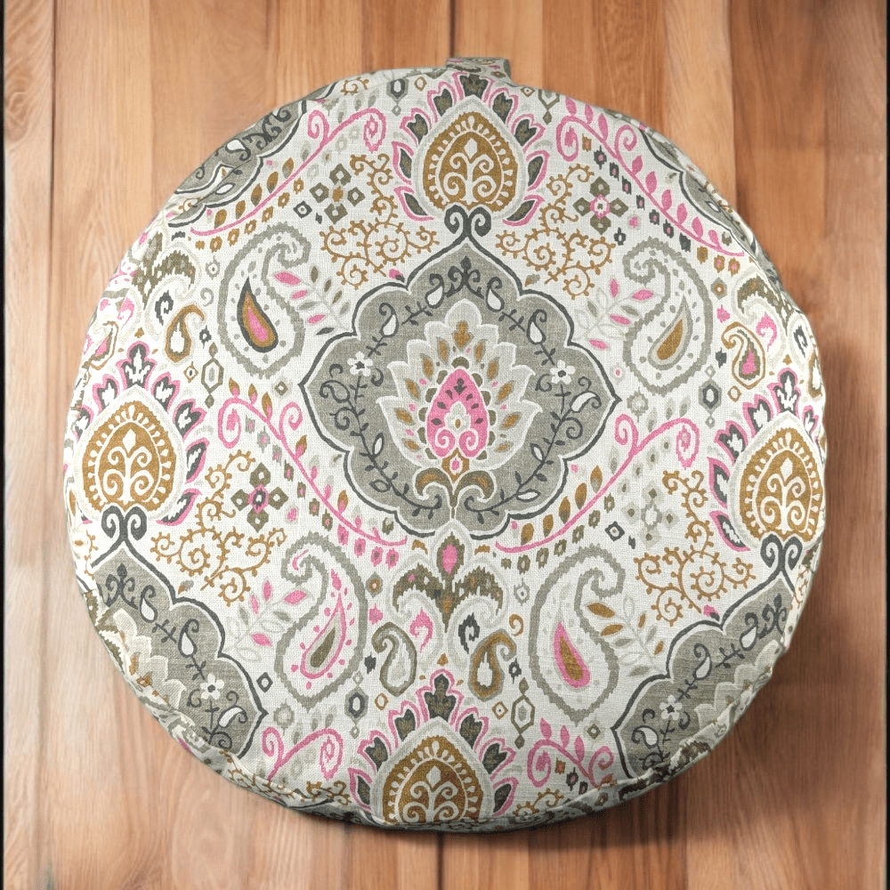 Zen Collection meditation pillow lotus design