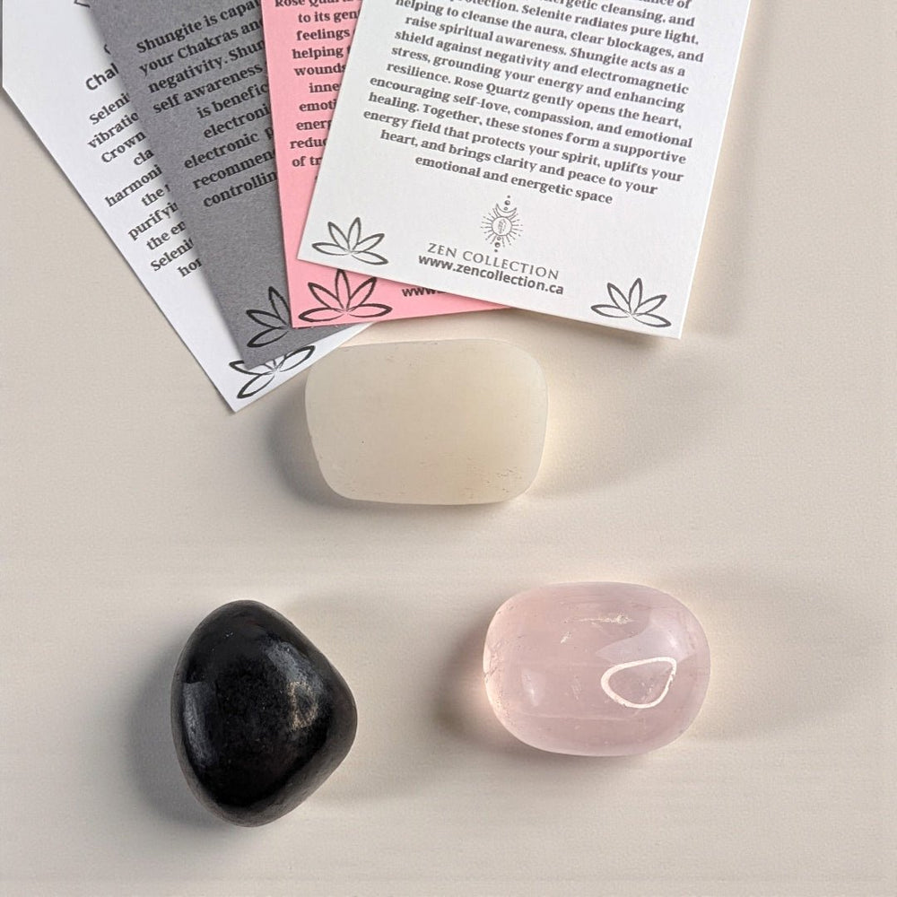 Love and protection crystals from Canadian crystal shop zen collection in barrie