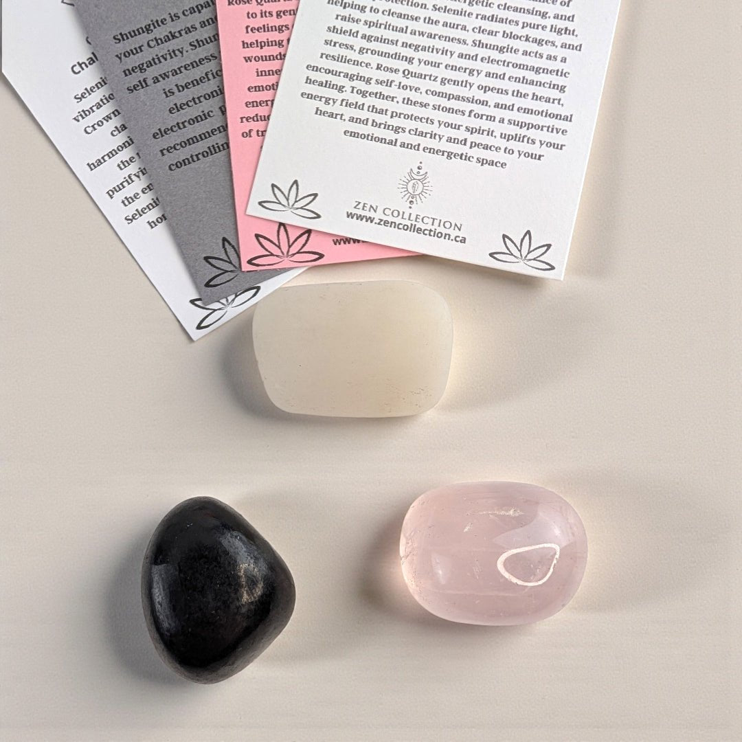 Love and protection crystals from Canadian crystal shop zen collection in barrie