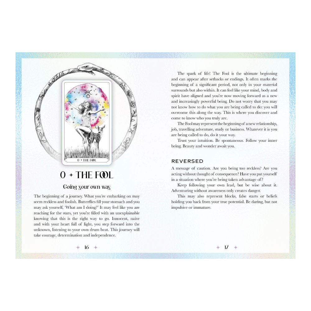 Beautifully Illustrated Lumina Tarot for Intuitive Readings