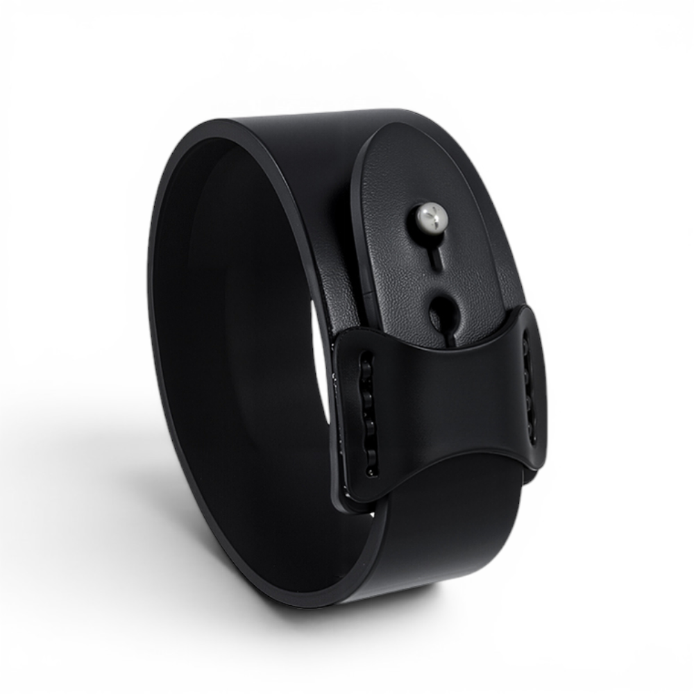 Men's Sleek Leather Wristband available in-store or online at Zen Collection Canada where more  men's jewelry is available