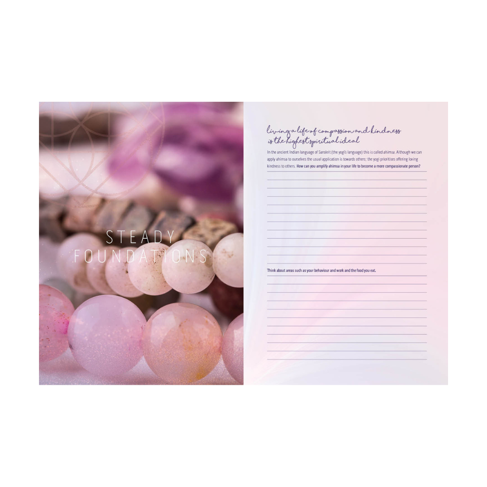 Mindful Living Journal with Meditations and Rituals