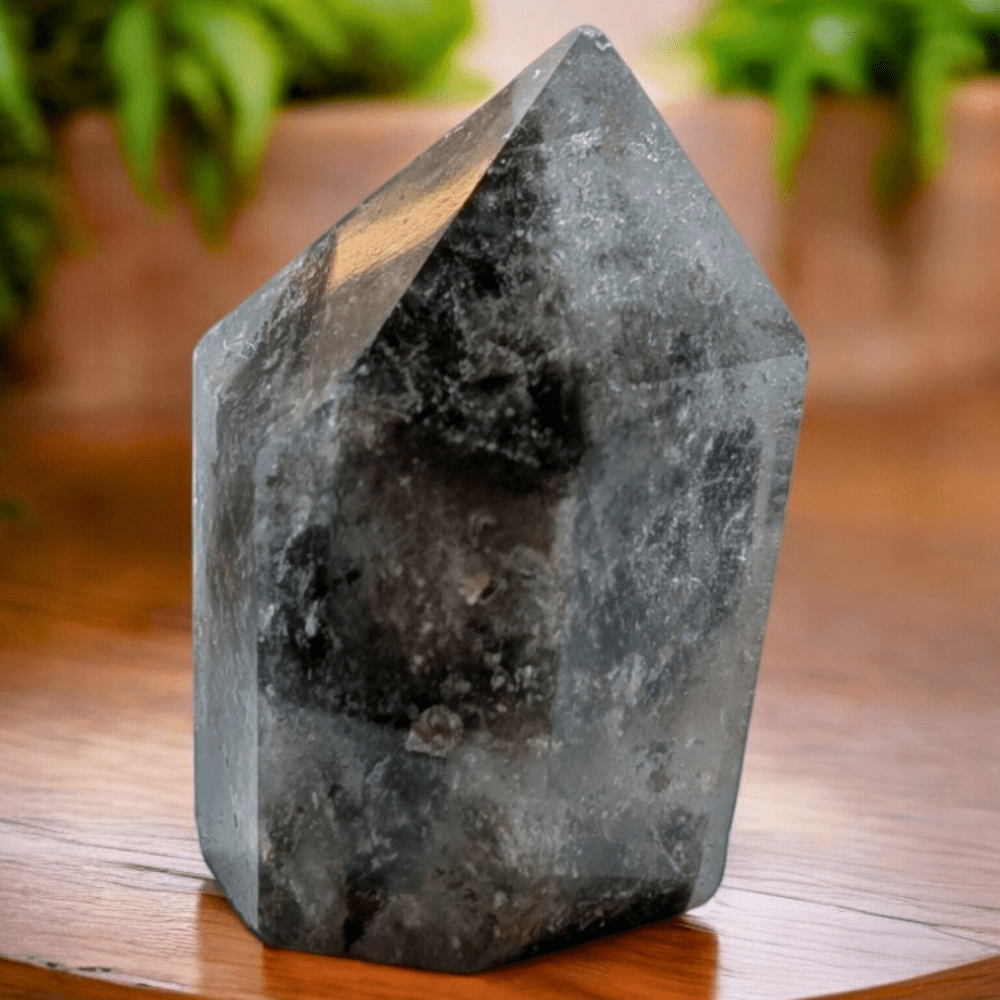 Small Garden Quartz Generator for Meditation