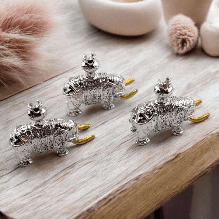 Gold and platinum incense burner