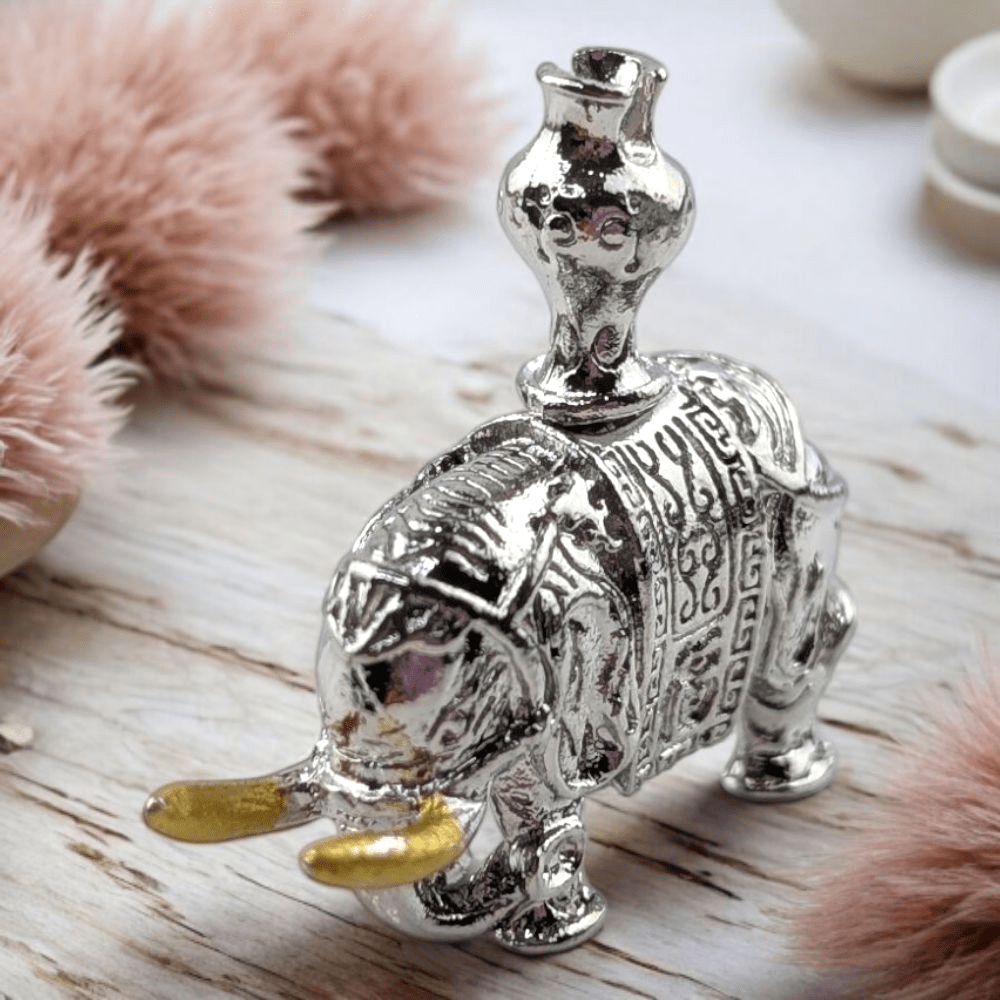 Elephant-shaped incense stick holder
