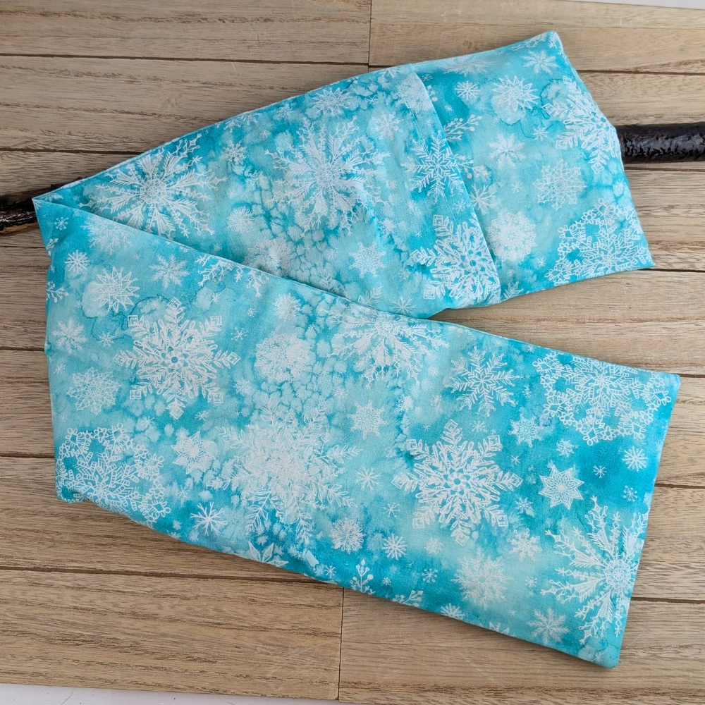 Minty Fresh Neck Wrap with snowflake design from Zen Collection metaphysical store