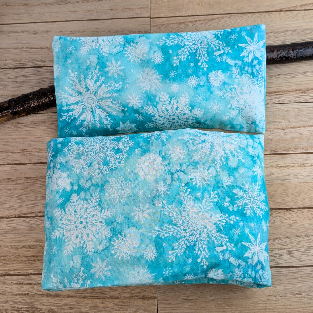 Minty Fresh Neck Wrap with snowflake design from Zen Collection metaphysical store