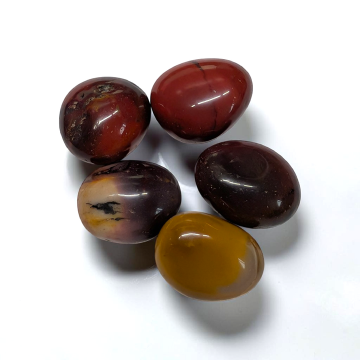 Mookaite Crystal Tumbles available in-store or online now with Zen Collection Canadian Metaphysical 
Store Near Me where you can find more crystals for the root chakra