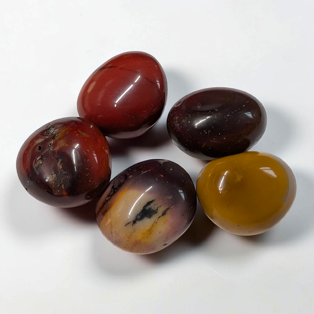 Mookaite Crystal Tumbles available in-store or online now with Zen Collection Canadian Metaphysical 
Store Near Me where you can find more crystals for the root chakra