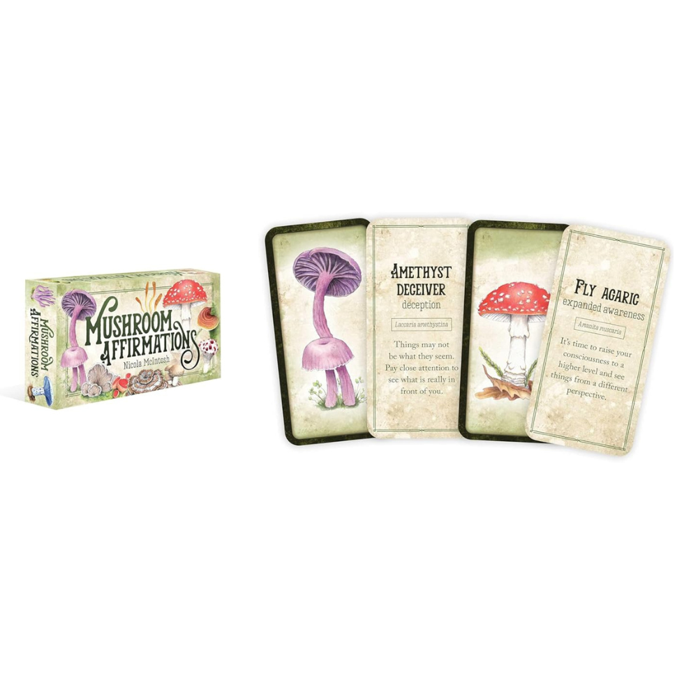 Mushroom Affirmations Oracle Deck - Spiritual Guidance Cards