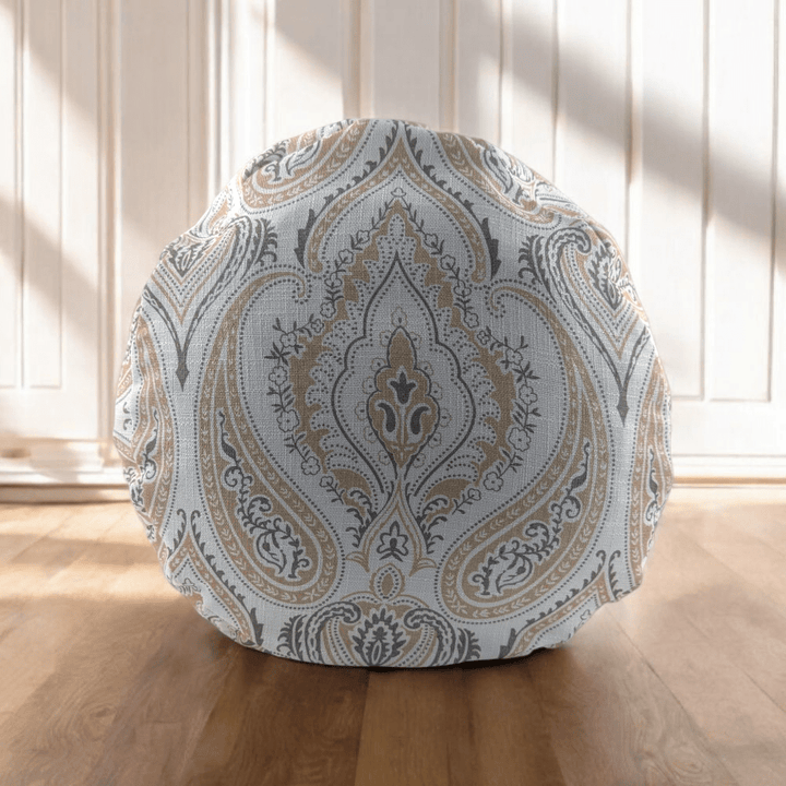 Zen Collection meditation pillow beige paisley