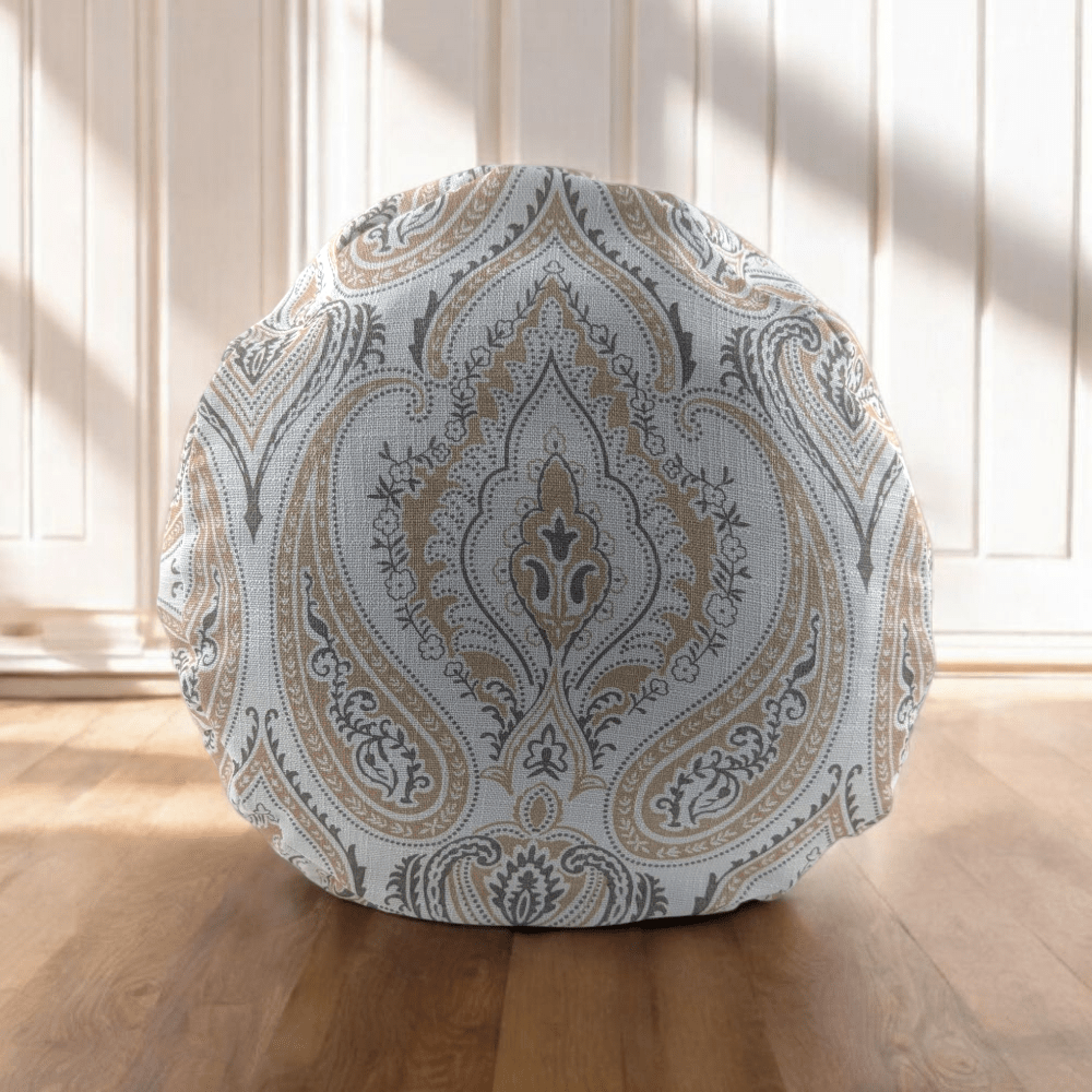 Zen Collection meditation pillow beige paisley