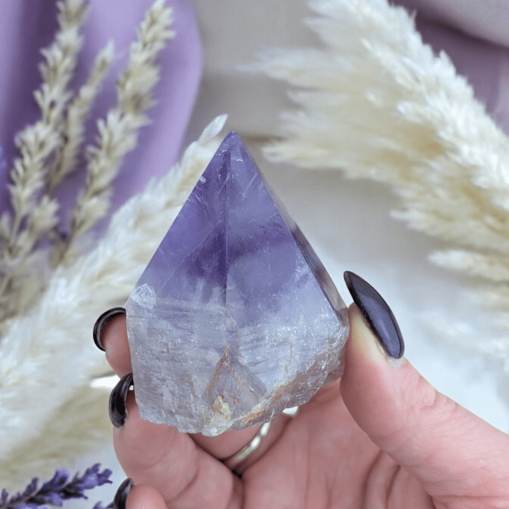 Ancient Greek Amethyst crystal for spiritual clarity