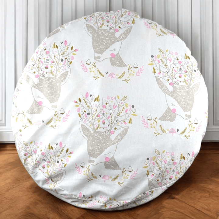 Cotton cover meditation cushion removable