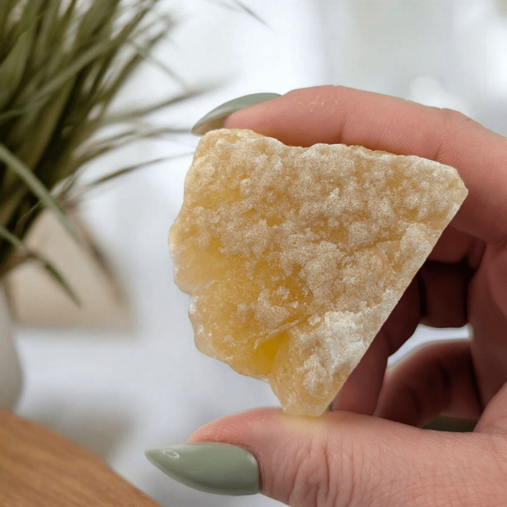 Bright orange crystal for inner joy and happiness