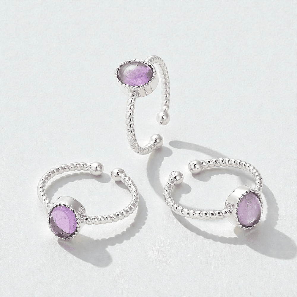 Bague en cristal d&